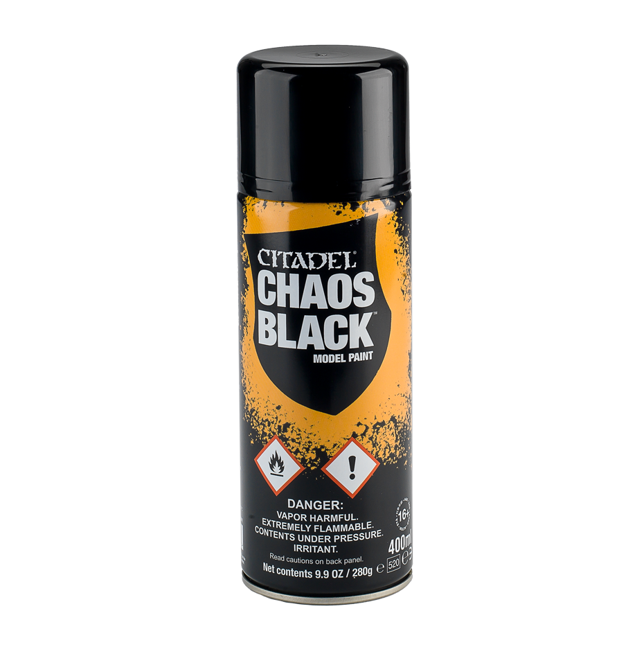 Chaos Black Spray Can