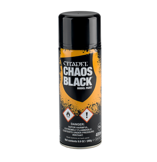 Chaos Black Spray Can